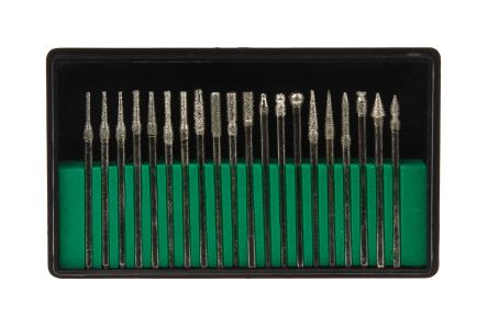 RS PRO 20 piece Engraving Bit Set, for use with Dremel Tools