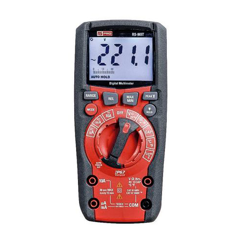 RS PRO RS-965 Handheld Digital Multimeter 