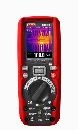 RS PRO RS-9889 Handheld Digital Multimeter, Bluetooth Connectivity 