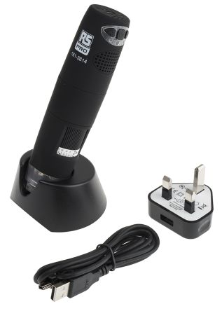 RS PRO Wifi Microscope, 1280 x 1024 pixels, 5 to 200X Magnification