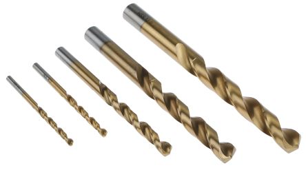 RS PRO 25 Piece Metal Twist Drill Bit Set, 1mm to 13mm