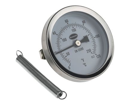 RS PRO Clip-on Pipe Thermometer Temperature Gauge