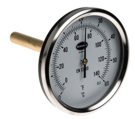 RS PRO Fahrenheit/Centigrade Dial Dry Termometer (324-8873)