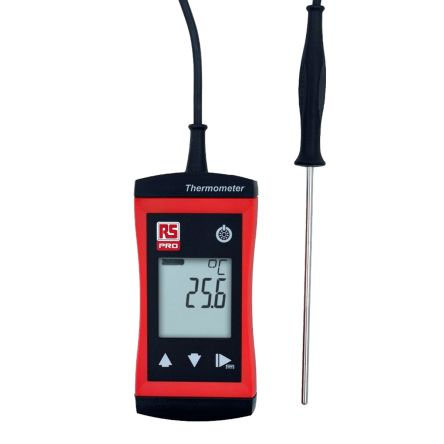 RS PRO RS1710 PT1000 Input Wired Digital Thermometer, for General Purpose Use