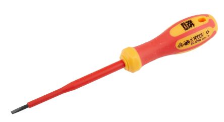 RS PRO Slotted Insulated Screwdriver 0.5 x 3 mm Tip, VDE 1000V Approved