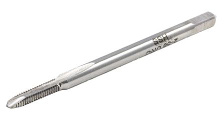 RS PRO HSS #2-56 Spiral Point Threading Tap, 44.5 mm Length