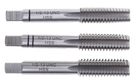 RS PRO HSS 1/2-13 Straight Flute Threading Tap, 80 mm Length
