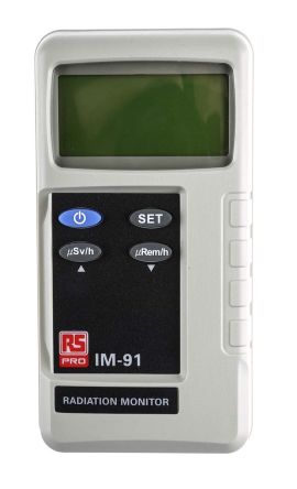RS PRO IM-91 Radiation Meter for detecting Beta Rays, Gamma Rays, X Rays