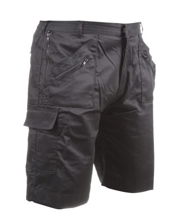 RS PRO Black Polycotton Work shorts, XL