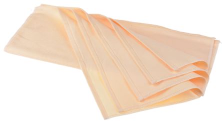 RS PRO 5 Beige Microfibre Cloths for use with Polishing
