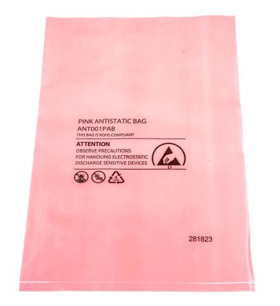 RS PRO Anti Static Bag 205mm(W) x 305mm(L)