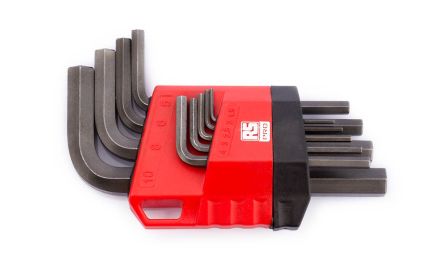 RS PRO 9 piece Hex Key Set, L Shape 1.5mm