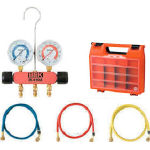 Pink Ready Manifold Kit (for R410A, Compatible with New Refrigerants)