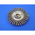 Knotted Wheel Brush for Motorized Use