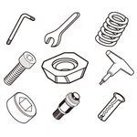 Spare Parts List for Threading Tool (AI22U) 