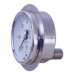 UST All Stainless Steel Vacuum Gauge, Embedded Type (D) (DU-R1/4-60X-0.1MPA-AUT) 