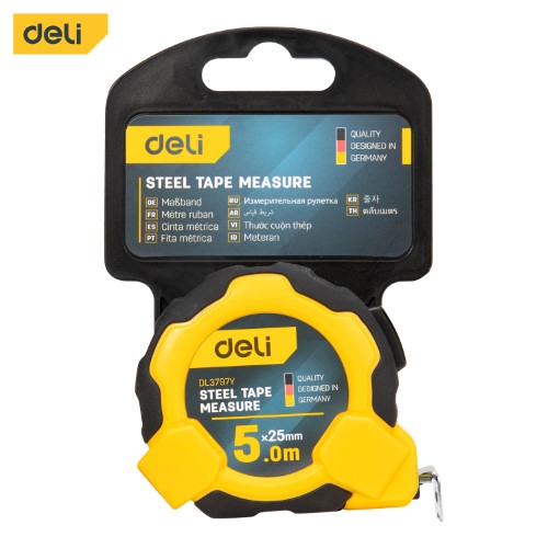 Auto-locking tape measure 5m*25mm EDL3797Y 