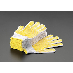 Cotton Work Gloves [with Anti-slip Processing] (5 Pairs) EA354AB-5