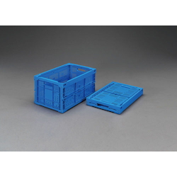 40/48 L Folding Container (Mesh, Blue, 2 Pcs.)