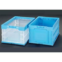 43.1/51.9 L Folding Container (Transparent and Blue)