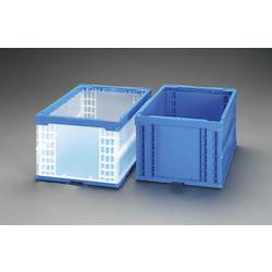 74.0 L Folding Container (Transparent and Blue)
