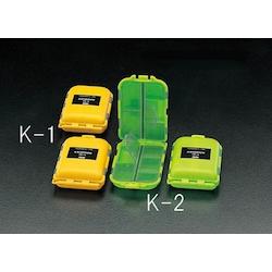 95 × 65 × 27 mm Small Accessory Case (Yellow, Green / 2 Pcs.)
