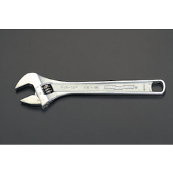 Adjustable Wrench, With Jaw Opening Scale