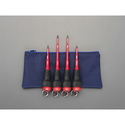 [4 Pcs] Insulated Screwdriver With Ring EA557BL