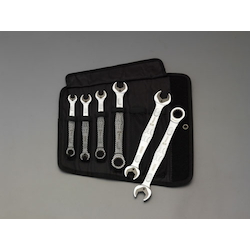 [6 Pcs] Double Open-Ended & Combination Wrench EA614WB