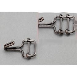 Hooks (black zinc plated steel/5 pcs) 1-wire type/2-wire type