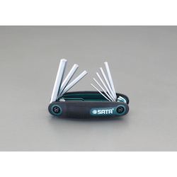 Hexagonal Key Wrench (Folding) (Inc. 9 pcs) EA683BH