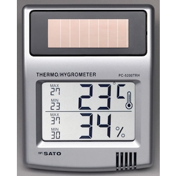 [Solar Battery] Max, Min Temperature and Humidity Meter EA728C-1