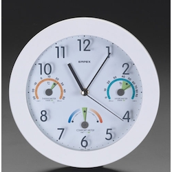 [With Thermo, Hygrometer] Wall Clock EA798CN-1