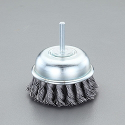 Cup Type Twist Wire Brush with Shaft (6mm Shaft) EA819BM-311