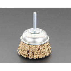 Cup Type Wire Brush with Shaft (6mm Shaft) EA819BR-1 