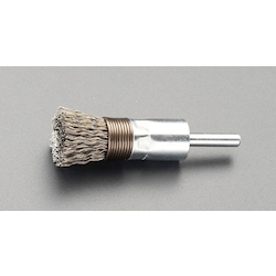 End Type Wire Brush with Shaft (6mm Shaft) EA819BT-25 
