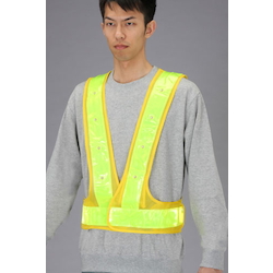 Safety vest / LED double structure mesh material used (EA983R-62)