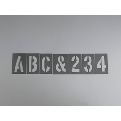 Stencil Plate Set (Plastic ) EA591BX-48
