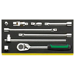 1/2" sq, Ratchet Handle Set