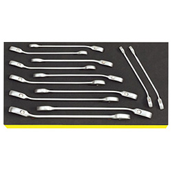 12-Piece Set, Combination Gear Wrench 