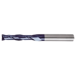 Carbide, C-Coat End Mill, Long Flute Length, 2-Flute, HESL2□□□-C [Alteration Supported Product]