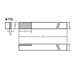 Precise Automatic Lathe Tool - Flat Type (12.0-150-B-HT110) 
