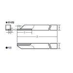 Precise Automatic Lathe Tool - Plunging Type (7.0-150-TL-UT120) 