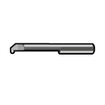 PICCO-CUT Small-Diameter Solid Bar 004, 005, 006, 007, Full-Rounded Type (PICCOR006.1.0025IC228) 