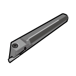 Holder for Inner Diameter End Face Groove Entrance, without Jaw with Hole for Cutting Oil