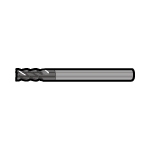 Iscar Carbide Solid End Mill, Ultra Fine Particle Carbide End Mill (standard), EC, 4 Flutes, with Central Flute, Screw Angle 45°, Medium Flute Length