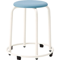 With Round Stool Step (H = 420) (CRS-42PS-GR) 