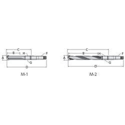 Throw-Away Drill, 5/6 Series Holder, Morse Taper Shank (24050H-005M) 