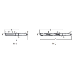 Throw-Away Drill, 7/8 Series Holder, Morse Taper Shank (22070S-005M) 
