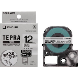 Tepra PRO Tape Cartridge Matte Label Type / Black Letters